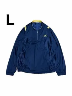 ミズノプロ トレーニングジャケット ハーフジップ ジャケット ネイビー L