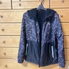 PUMA ウィンドブレーカー ブラック リバーシブル フリース 黒