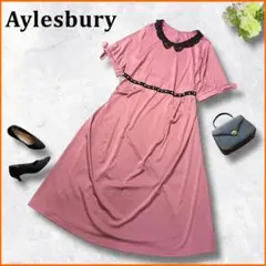 大きいサイズ✨　タグ付き　アリスバーリー　ワンピース　パール　レース　袖リボン