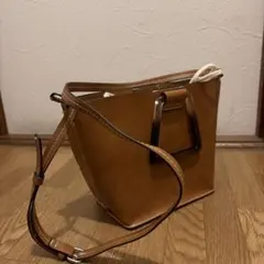 ZARA ショルダーバッグ ブラウンのサムネイル
