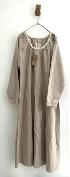 値下げ　MashuKashu マシュカシュ　ロングワンピース フリーサイズ　美品