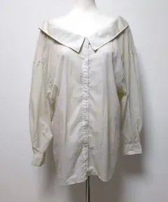 美品　Heather（ヘザー）長袖シアーブラウス ベージュ系 サイズフリー