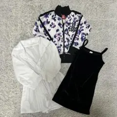 レオパード柄ジャケットと3点セット