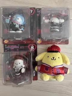 サンリオ　フィギュア　ハンギョドン　シナモン　ポチャッコ　3個セット