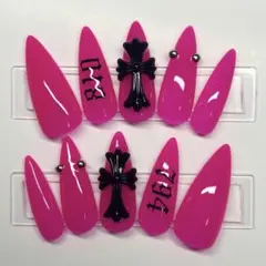 ネイルチップ 現品 クロム ネオン 蓄光 ピアス ギャル シズニルック