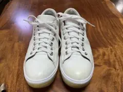 レザースニーカー 白