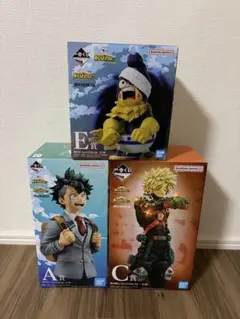 ヒロアカ　一番くじ　フィギュア　セット