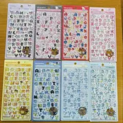 正規品 ボンボンドロップシール サンリオ 文字 8種セット【新品・未