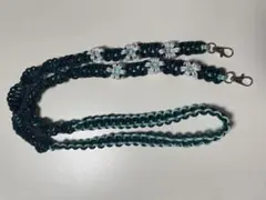 パラコード　スマホストラップ　花　ショルダー