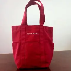 DEAN & DELUCA レッド　福袋 トートバッグのみ