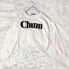 INGNI ニット　セーター　刺繍　ホフホワイト