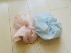ジェラートピケ　ジェラピケ　ヘアアクセサリー　ヘアゴム　シュシュ
