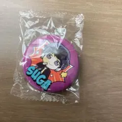 BTS SUGA 缶バッジ アニメスタイル ピンク
