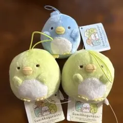 【すみっコぐらし】ばんざいゴムひも付きマスコット✨2種3点セット✨