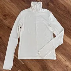 GU ソフトリブ タートルネック 長袖