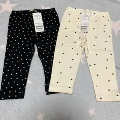 プティマイン　プティプラ　ロングパンツ　レギンス　2枚セット