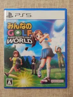 PS5 みんなのGOLF WORLD 早期購入特典未使用