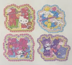 サンリオキャラクターズシールクッキー３ 4枚セット