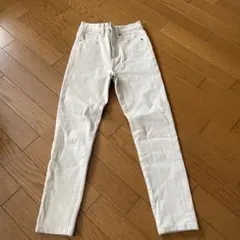 UNIQLO JEANS ベージュスキニーデニム　 22(ウエスト56センチ)
