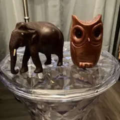 木彫り　置物　小物　アジアン