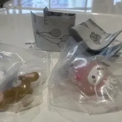 サンリオ ゆるっとめじるしアクセサリー ぼんぼんりぼん マイメロディ　くろうさ