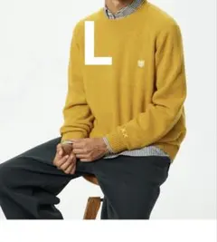 カウズ ウィンター ラムクルーネックセーター UNIQLO