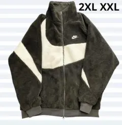 NIKE ナイキ ビッグスウォッシュ リバーシブル ボアジャケット ビッグロゴ⑨