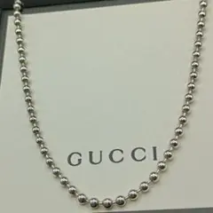 GUCCI グッチ 50cm ネックレス 925 ボールチェーン シルバー SV - メルカリ