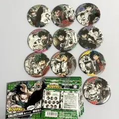 ヒロアカ 緑谷出久　コレクション缶バッジ “HEROES” 10個セット　デク
