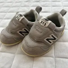 New Balance 313 グレー ベルクロスニーカー