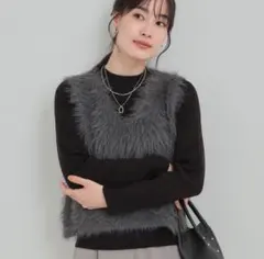 DRESKIP フェザーベスト