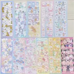 韓国シール　トレカデコ　デコレーションシール　フレークシール