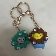 大阪万博 サンリオ ミャクミャク　キーホルダー ポムポムプリン　ハンギョドン