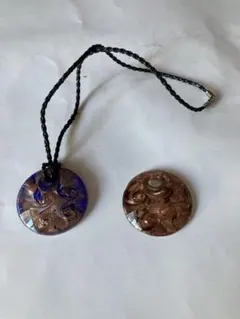 ベネチアンガラスペンダント2種セット