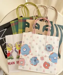 ショップ袋　ショッパー　Flora Notis スタバ　ISETAN NARS