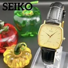 【希少・美品】オールドセイコー ドルチェ アイボリー クォーツ メンズ腕時計 希少・美品】オールドセイコー ドルチェ アイボリー クォーツ メンズ