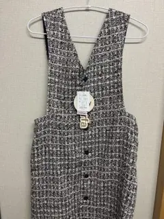 ワンピース　サロペット　レディース　大きいサイズ　綺麗目　clette