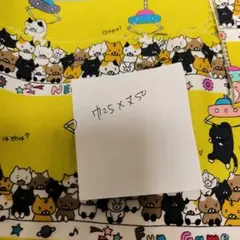 こばやし生地猫とUFOのプリントサイズ色事に記載あります。生地 はぎれ③