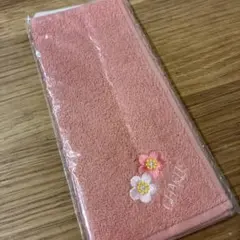 シャルレ ミニタオル コーラルピンク 新品
