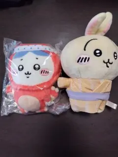 ちいかわ　たこイカくじC賞　 ハチワレ　うさぎぬいぐるみ