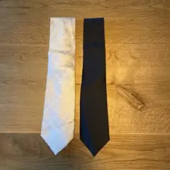 冠婚葬祭用　ネクタイ 2本セット