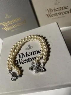 ヴィヴィアンウエストウッド シルバーパールネックレス★