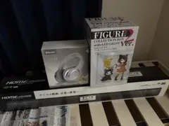 フィギュアケース LEDライト付き ヘッドホン スピーカー クロミ収納 