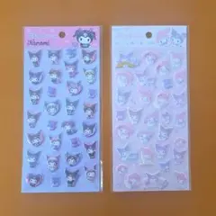 ☆新品・未使用・未開封☆クロミ マイメロ ぷくぷくシール サンリオ 立体 セット