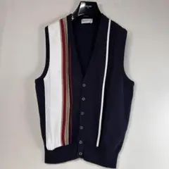 極希少 Burberrys REGDグリーンタグ ニットベスト L ヴィンテージ