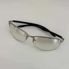 シルバー メタルフレーム サングラス 収納袋付き