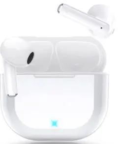 ワイヤレスイヤホン ホワイト Bluetooth