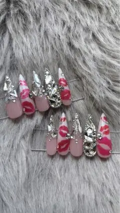 #ネイルチップ　#ベイビーブーマー　#グヲラデーション　#埋め尽くし