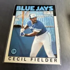 MLB 1986 O-Pee-Chee セシルフィルダー　トロントブルージェイズ