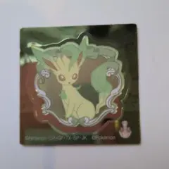ポケモンスナック いちご味 リーフィア シール ステッカー